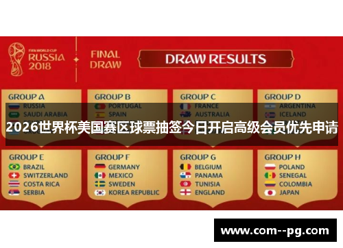 2026世界杯美国赛区球票抽签今日开启高级会员优先申请 2026世界杯美国赛区球票抽签今日开启高级会员优先申请